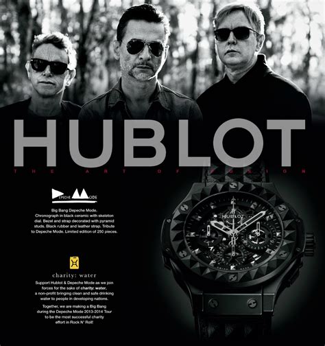 montre hublot depeche mode|depeche mode watch.